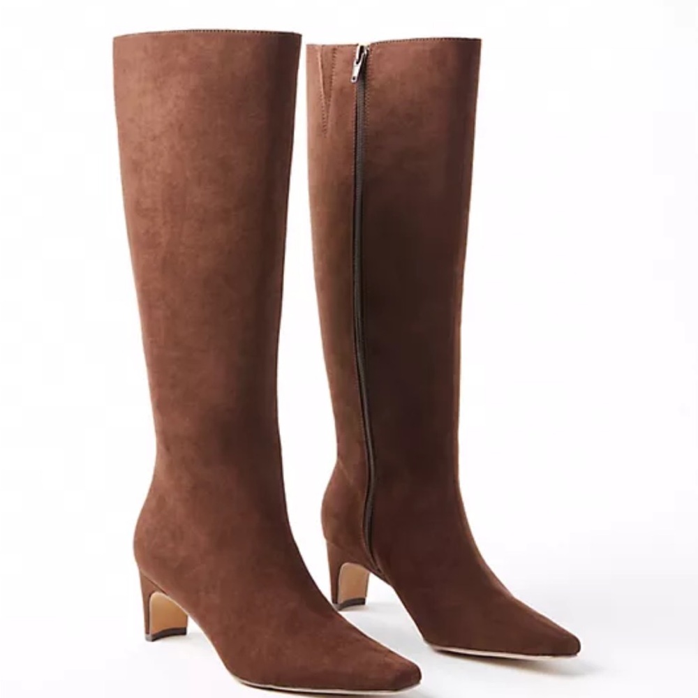 LOFT Brown Heeled Boots